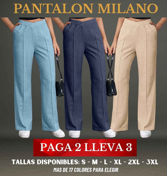 Joggers Milano Bota Recta Premium Paga 2 Lleva 3